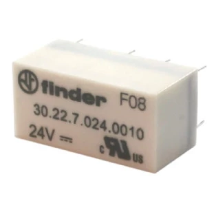 MINI RELE P/ PCI 2 REV 24VDC 30.22.7.024.0010 - Finder